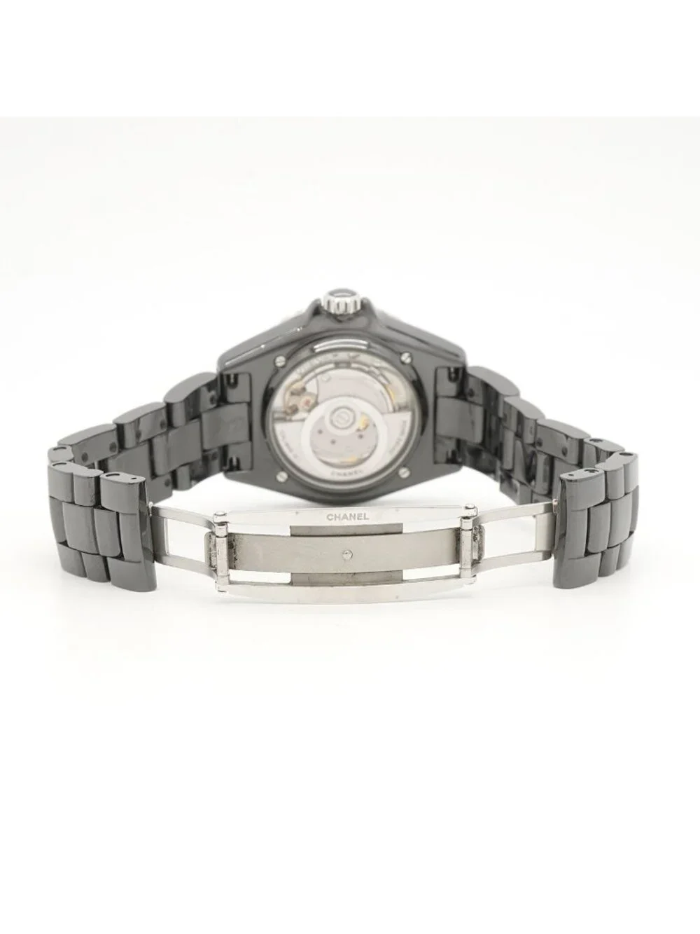 Chanel Caliber 12.1 Diamond Bezel Black Dial Watch